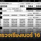 หวยไทย16/9/64